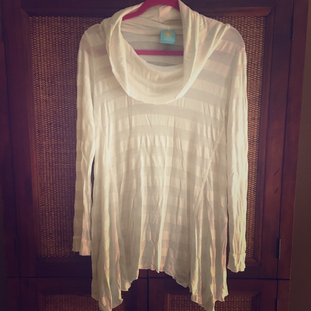 C&C California Tunic Top White Medium